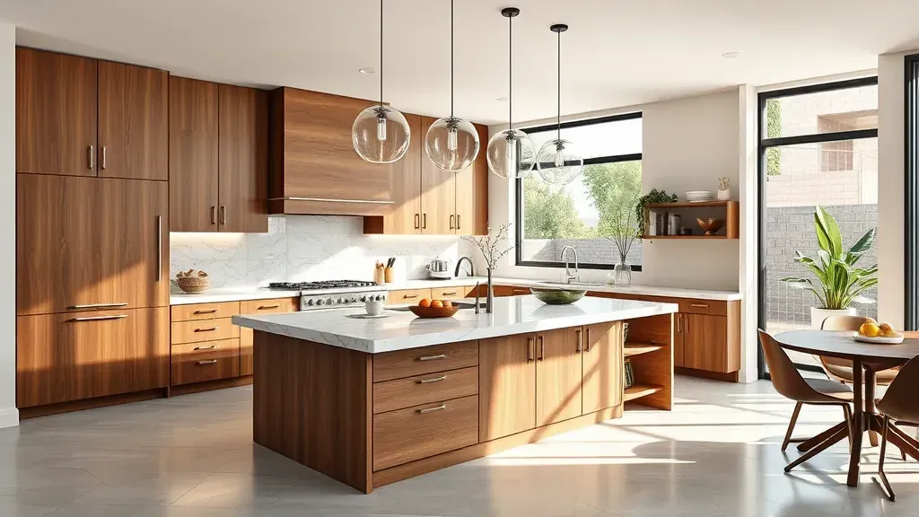 Kitchen Island Design projects in Los Angeles CA showcasing modern styles and innovative functionality