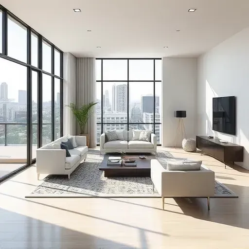 Completed home remodeling interior in Los Angeles CA showcasing modern design and elegant furnishings.