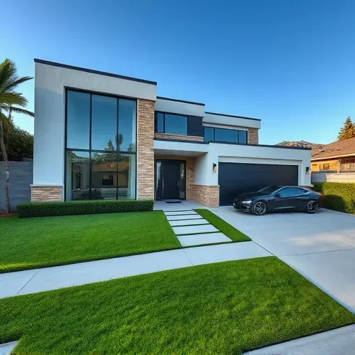 Exquisite interior remodeling project in Los Angeles showcasing modern design and elegant finishes without people.