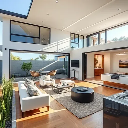 Completed home remodel in Los Angeles featuring modern design, open spaces, and stylish furnishings.