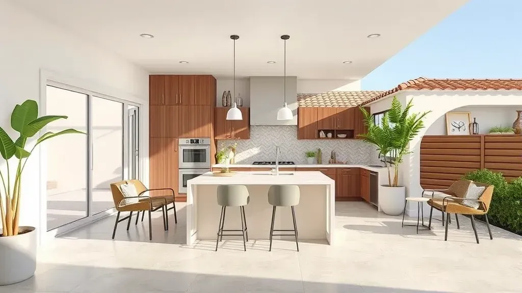 Remodeling in San Clemente, CA with modern design and coastal vibe elements.