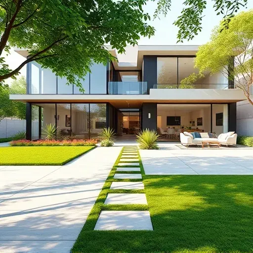 Stunning remodeled interior space in Los Angeles showcasing modern design and elegant furnishings without people.