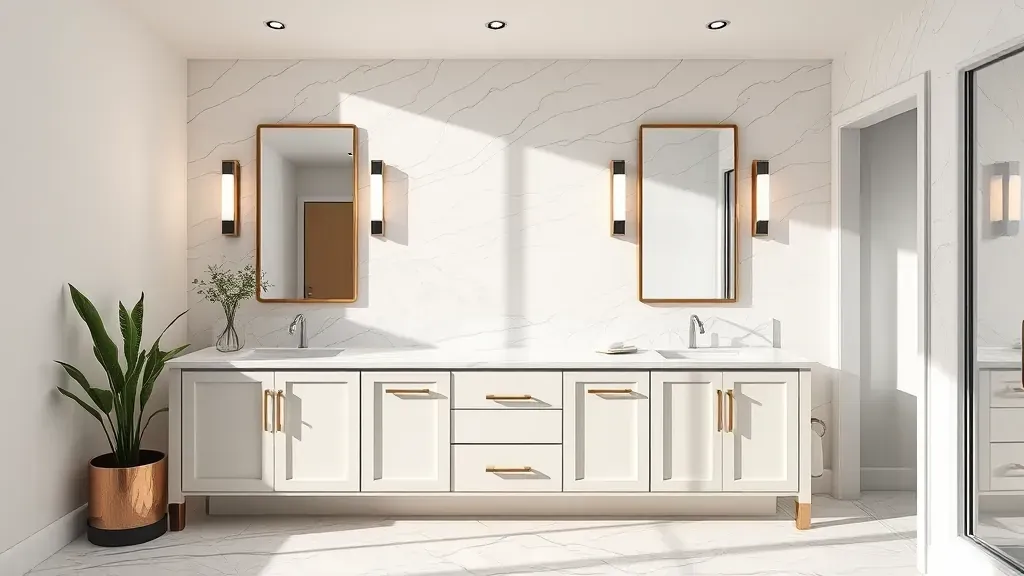 Vanity and Countertop projects in Los Angeles CA showcasing elegant designs and modern finishes.