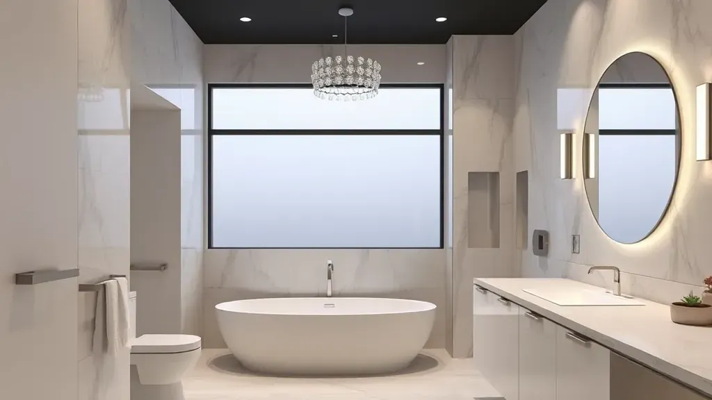 Bathroom Lighting projects in Los Angeles CA featuring modern designs and elegant fixtures for stylish interiors