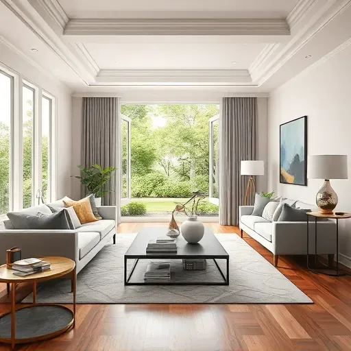 Remodeled living room in Los Alamitos featuring modern furniture, natural light, and elegant decor for luxury ambiance.