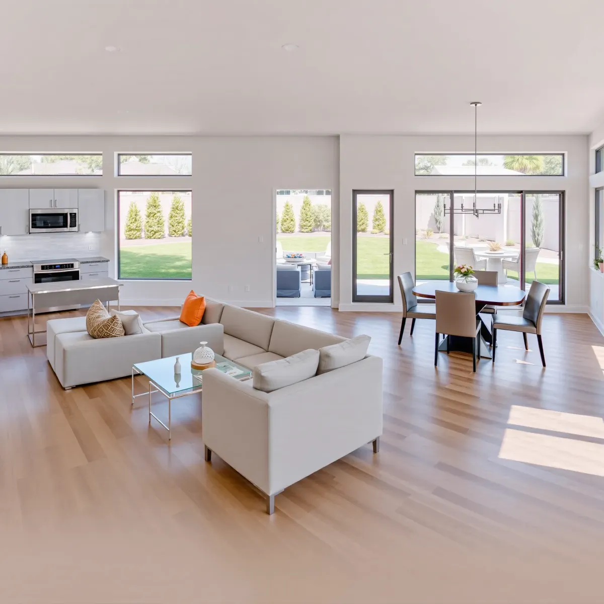 Beautiful remodeled Rancho Santa Margarita home with modern design, lush landscaping, and sleek exterior details.
