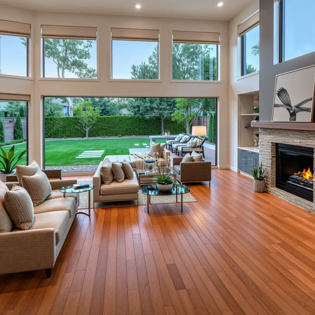 Beautiful North Tustin home remodel featuring a modern kitchen with quartz counters, stainless appliances, custom cabinetry, and natural light.
