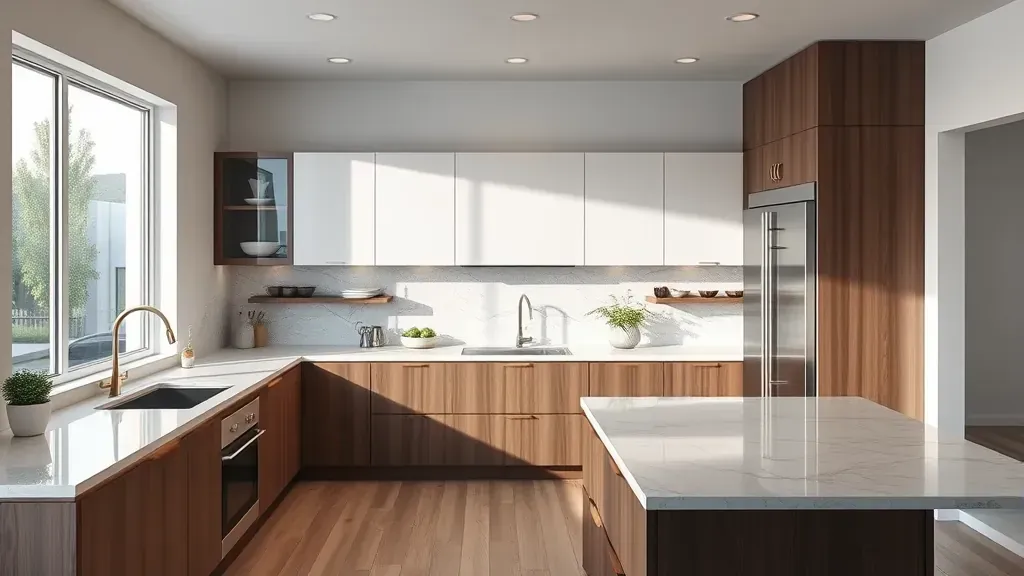 Kitchen remodeling projects showcasing modern designs in Los Angeles, CA.
