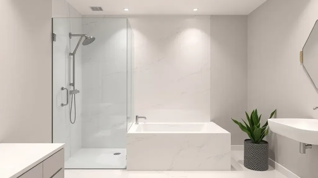 Shower and Tub Remodel projects showcasing modern designs in Los Angeles, CA