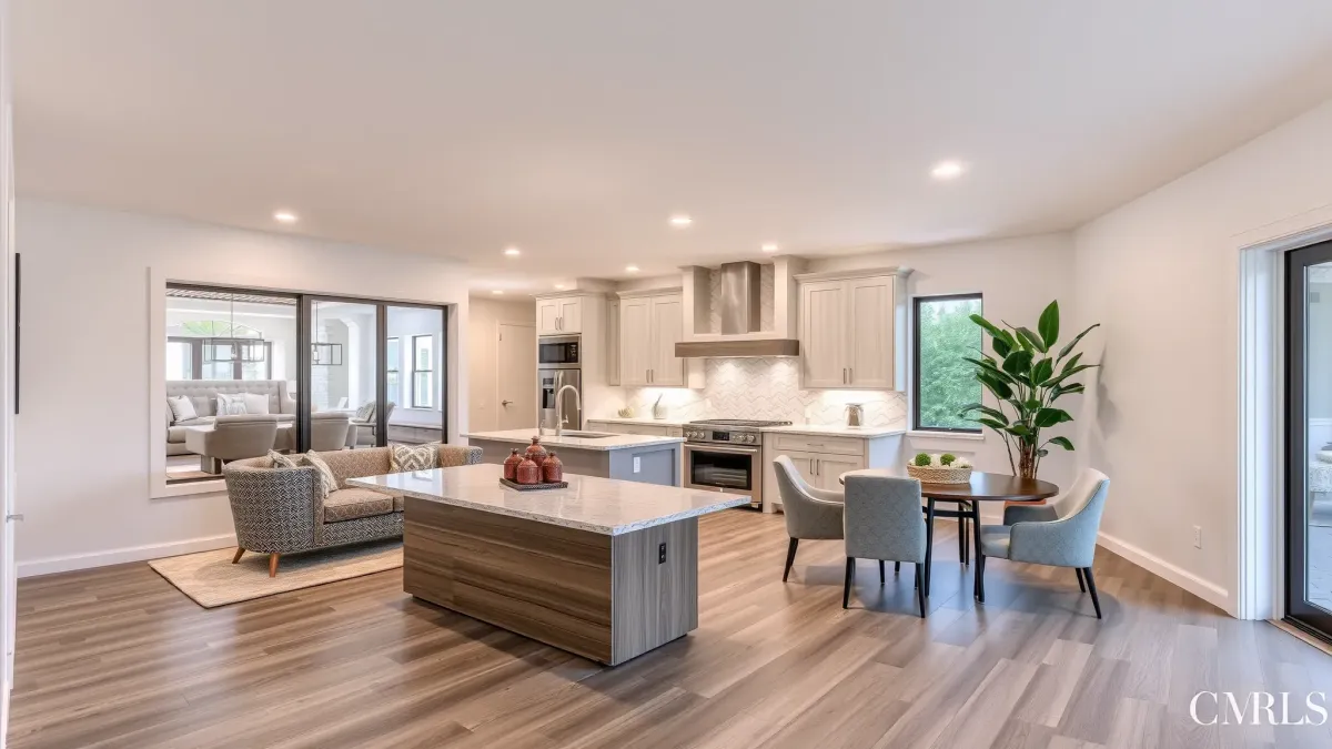 Modern Mission Viejo home with sleek design, large energy-efficient windows, landscaped yard, and stylish garage.