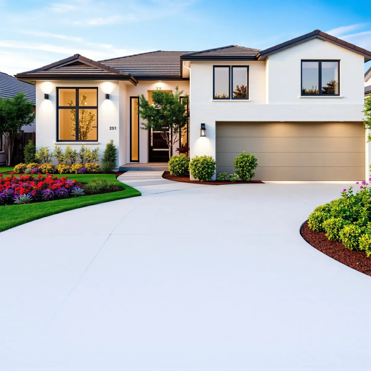 Renovated Westside, CA home interior featuring modern design, open living space, stylish kitchen, and lush backyard.