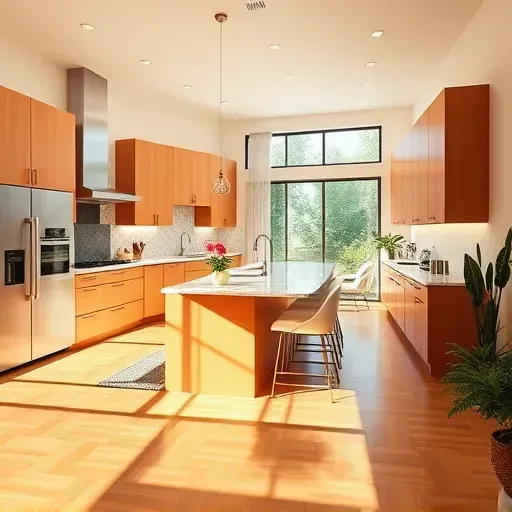 Modern kitchen remodeling in Aliso Viejo with sleek cabinetry, granite countertops, and natural light.