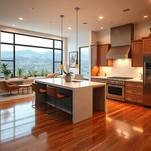 Modern kitchen remodel in West Grove Valley CA featuring sleek cabinetry, polished countertops, and spacious island.