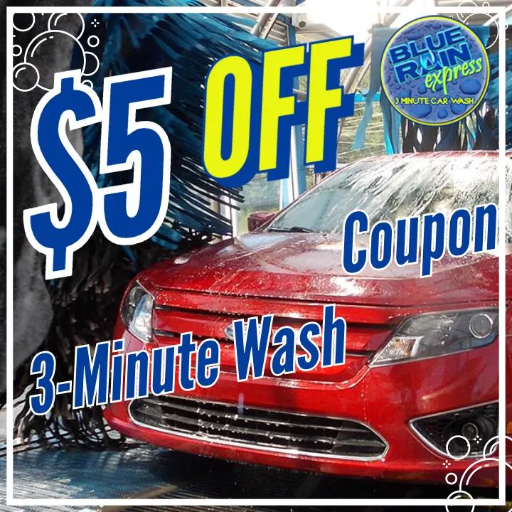 5 off Car Wash Coupon