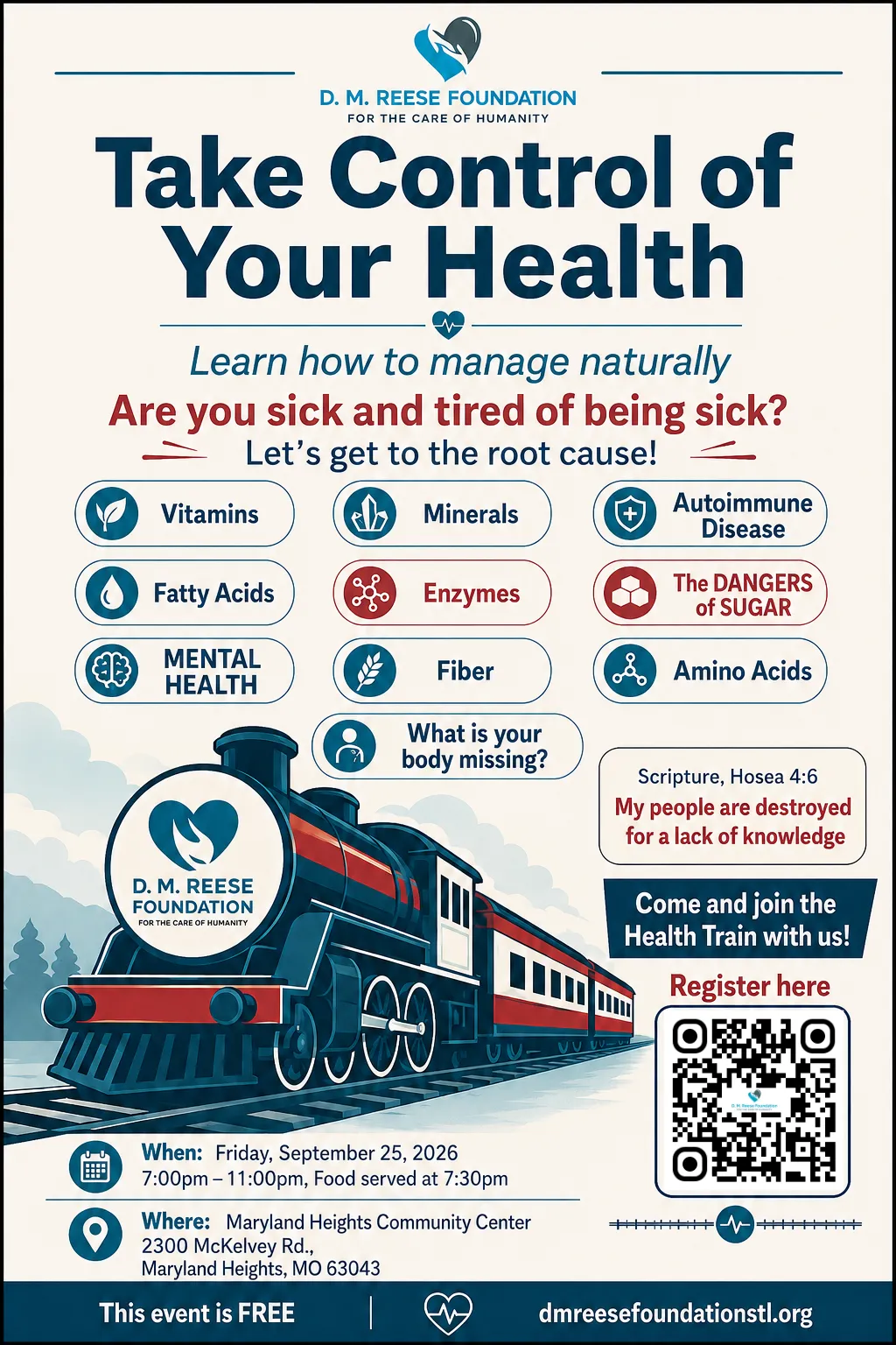 DM Reese Foundation Health Train