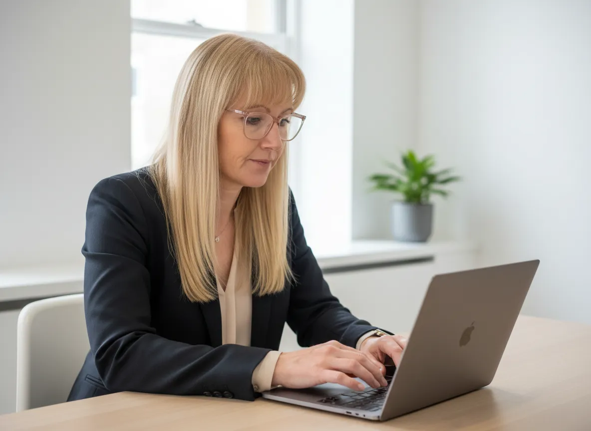 Ros Harrison from Harrison Media Solutions taking to a school staff member