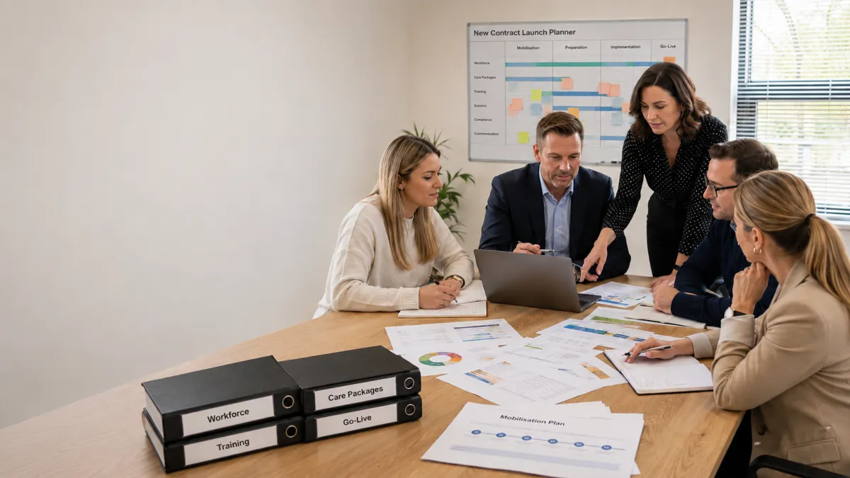Collaborative Contract Launch Planning