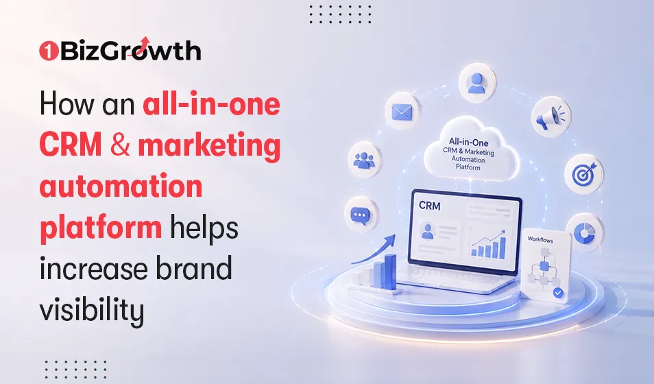 How an all-in-one CRM & marketing automation platform helps increase brand visibility