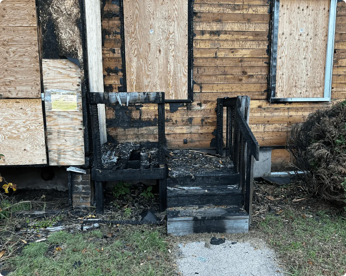 RLR Construction Fire Damage