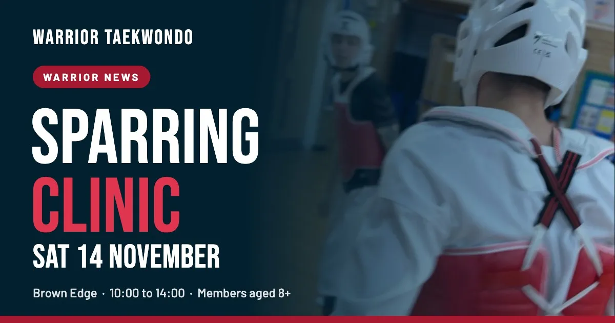 Warrior Sparring Clinic: Saturday 14 November
