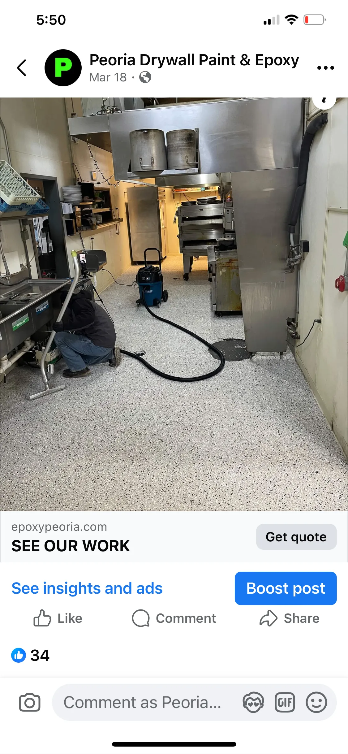Epoxy Flooring Peoria