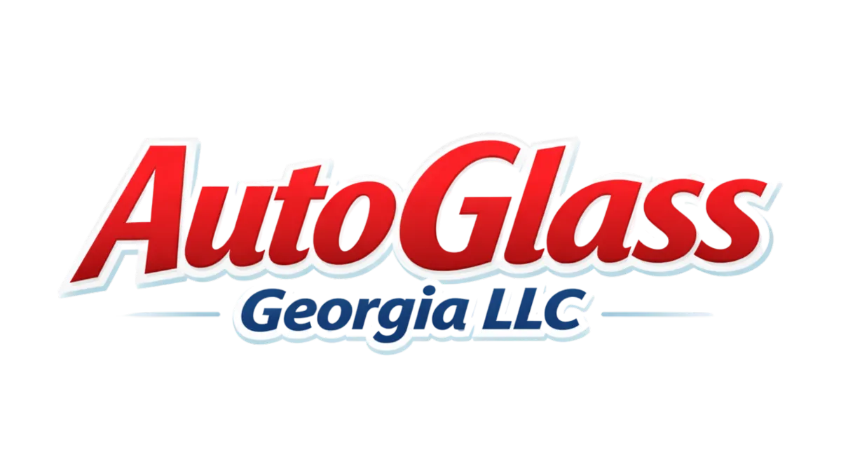 Auto glass technician working on windshield