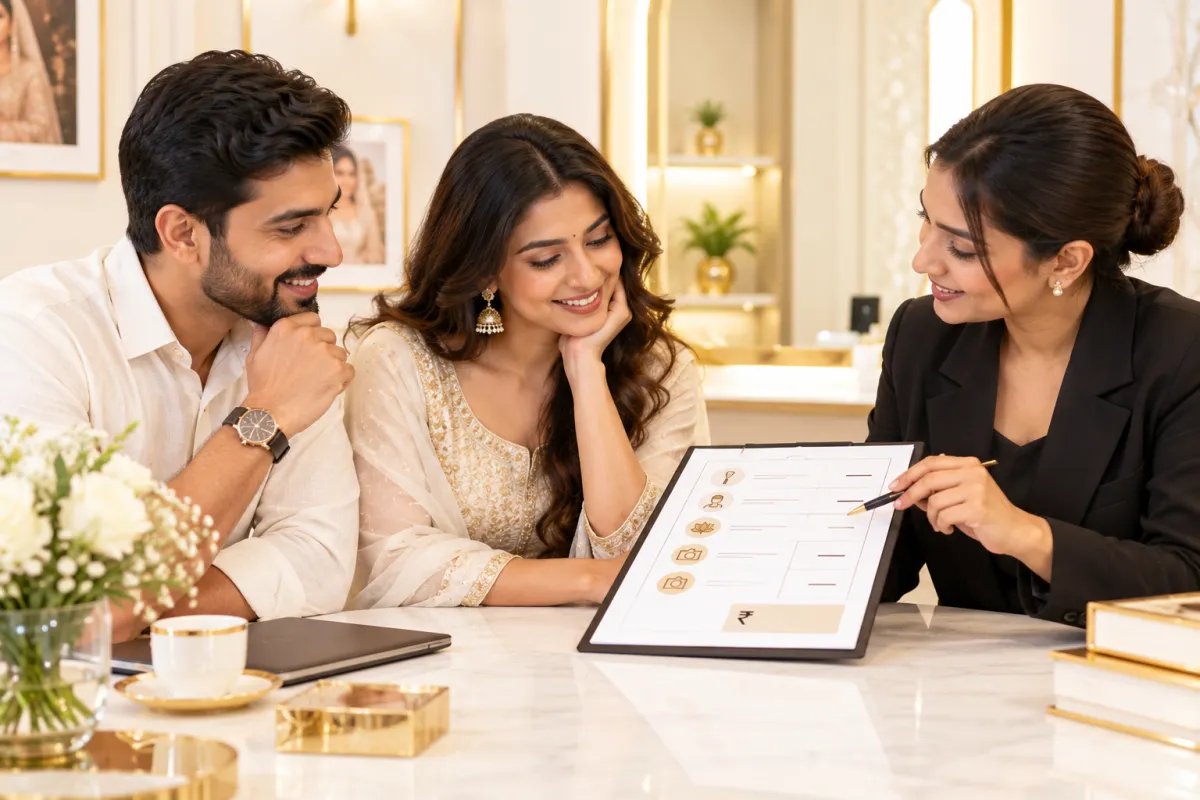 Pre-Wedding Glamour Makeup Service
