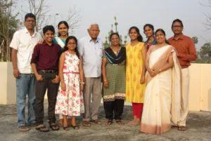 Dr. Anit Andhra Pradesh with his family