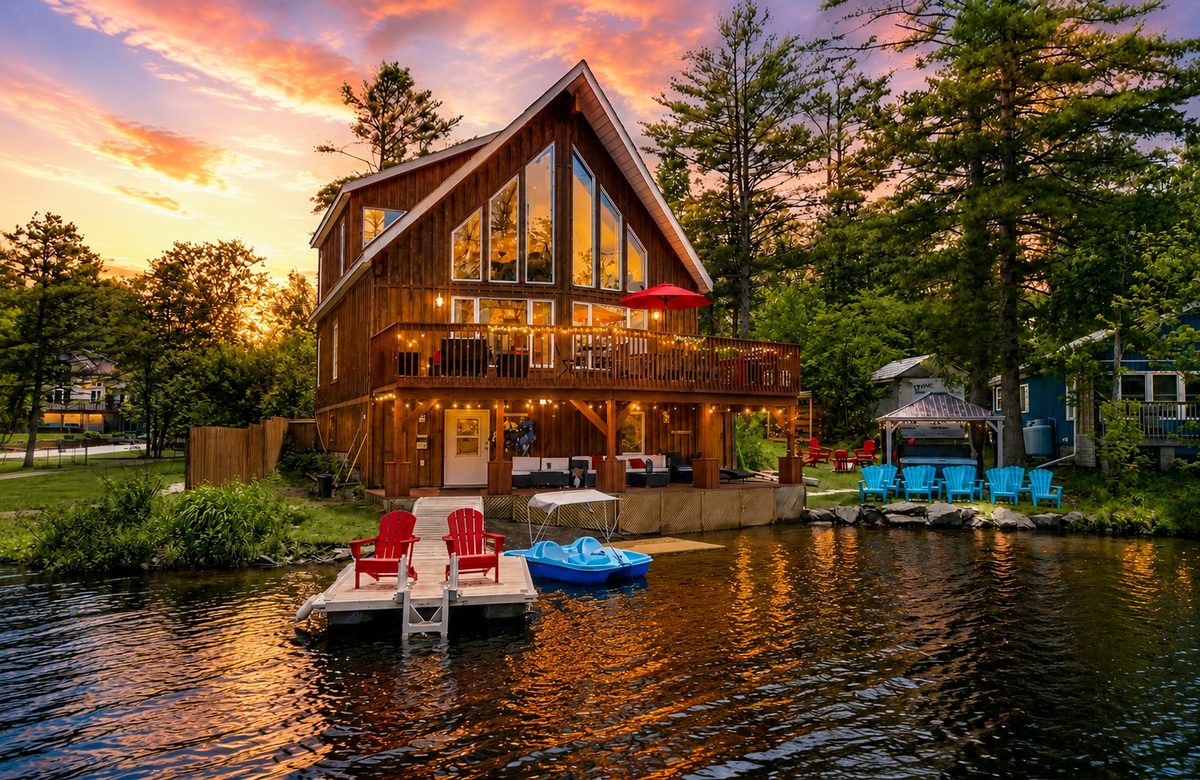 Good Times: Gravenhurst Lakefront Cottage for 12