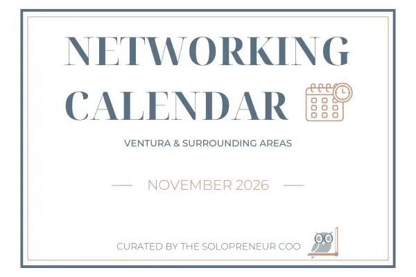 November 2026 Networking Calendar