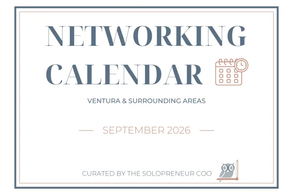 September 2026 Networking Calendar