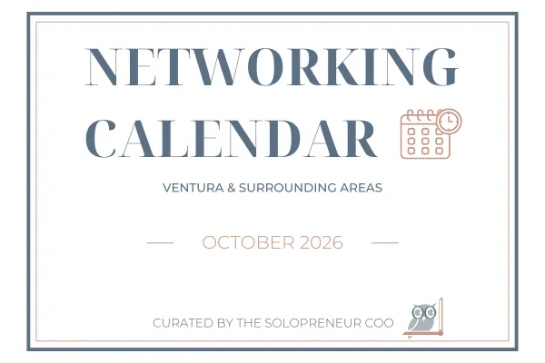 October 2026 Networking Calendar
