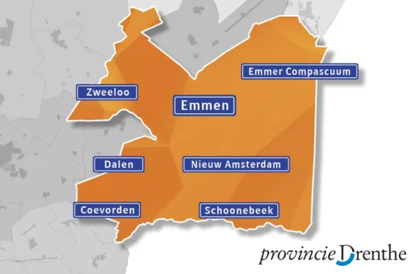 Regio Emmen aangewezen als initieerregio voor de Nota Ruimte