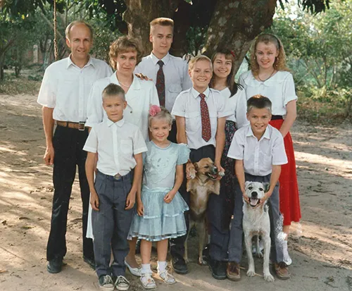 Kuosmasen perhe Boliviassa