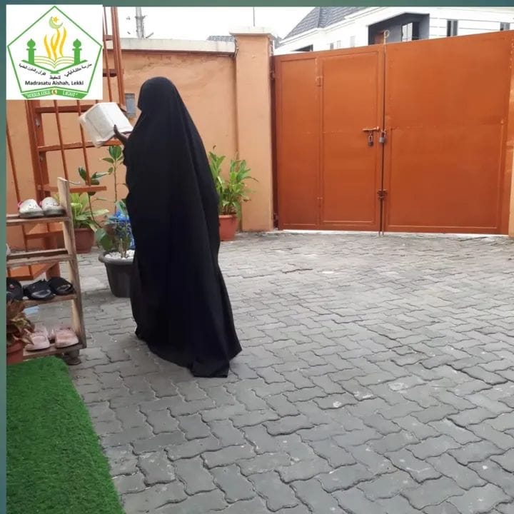 Girls studying Quran at Madrasatu Aishah Lekki
