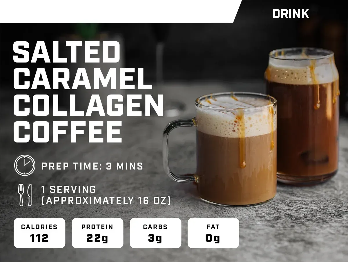 Salted Caramel Collagen Coffee