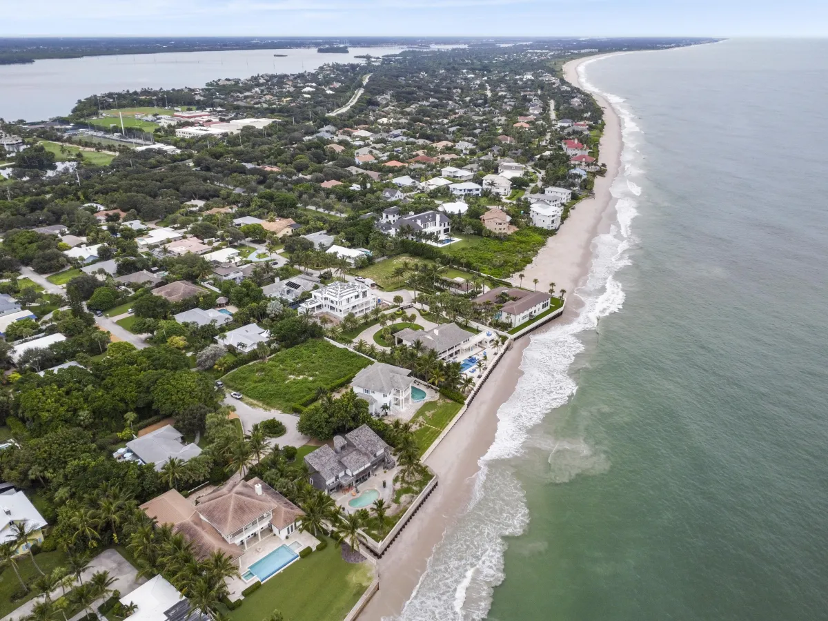 Aerial drone photography in Vero Beach, FL