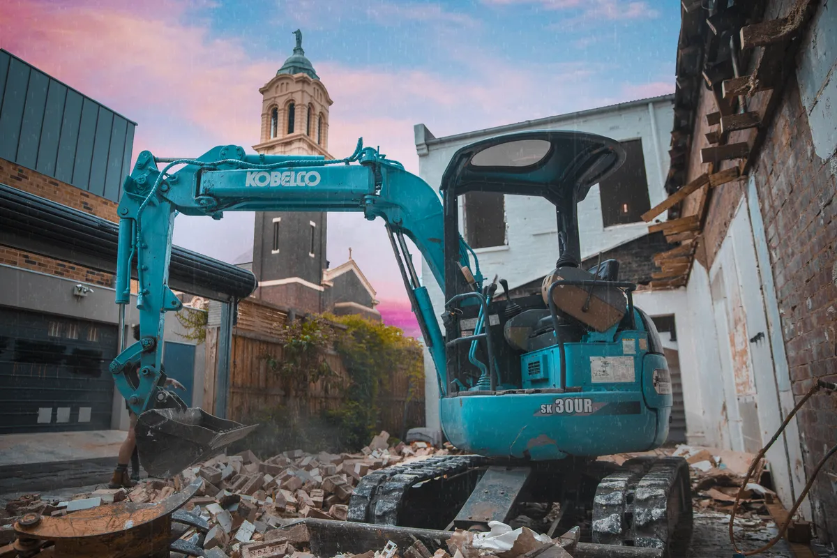 Commercial demolition project by Monash Demolition, Melbourne