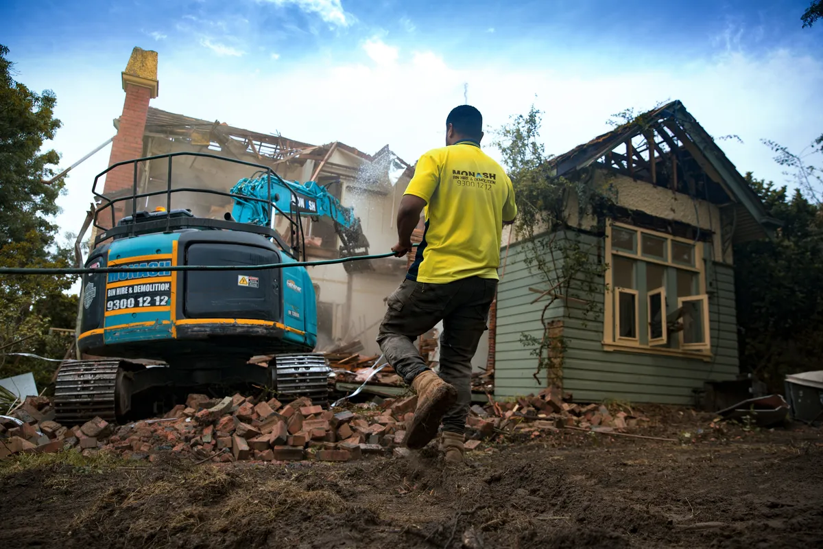 Full house project by Monash Demolition, Melbourne