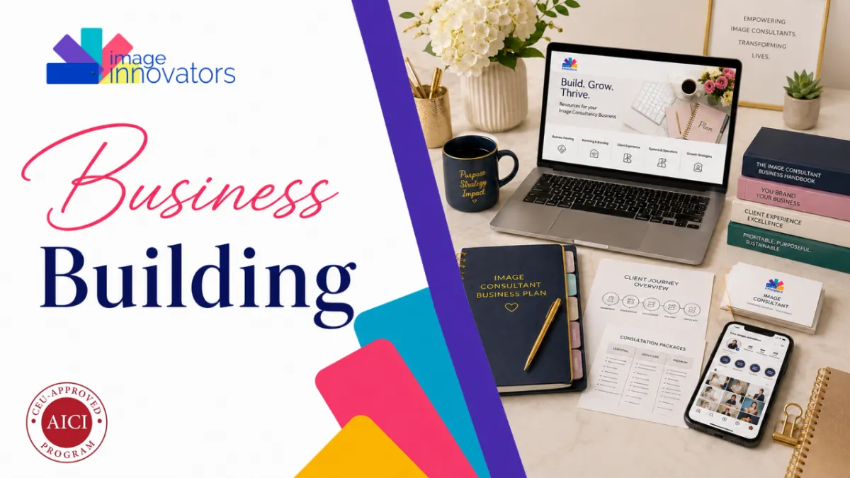 business building for image consultants - stylist and color analysis — image consultant training