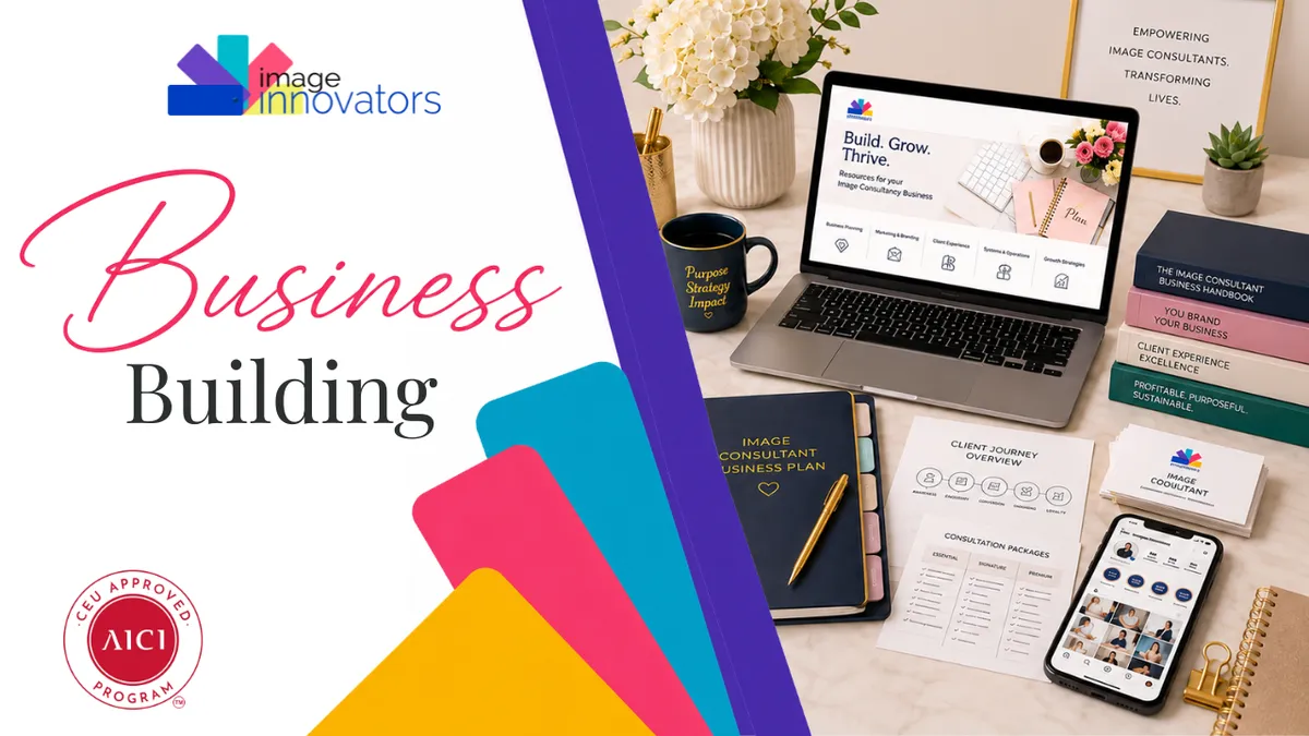 business building for image consultants - stylist and color analysis — image consultant training