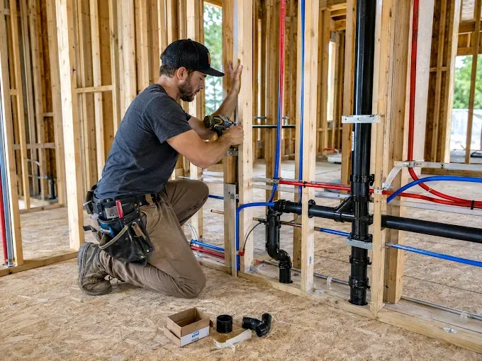 Professional plumbing leak repair services by Anderson Plumbing