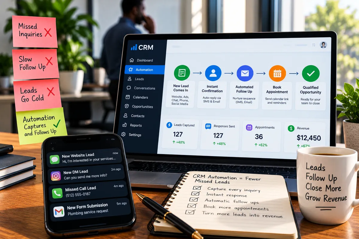 How CRM Automation Reduces Missed Leads