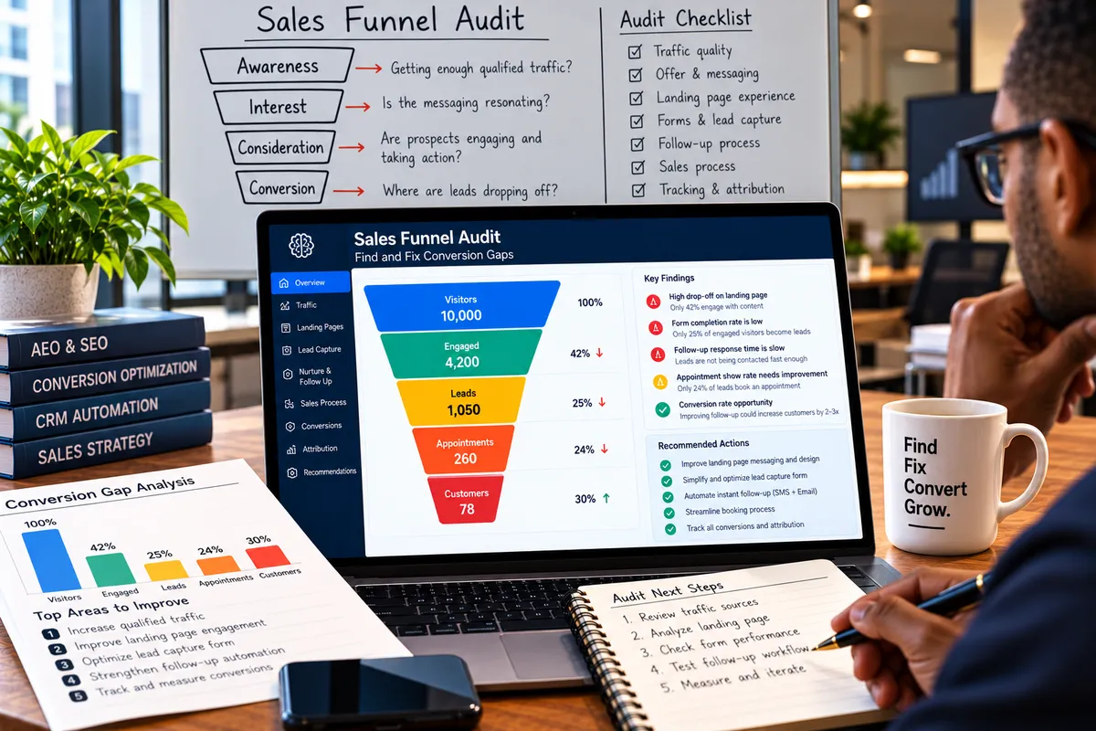 How Do You Audit a Sales Funnel for Conversion Gaps?