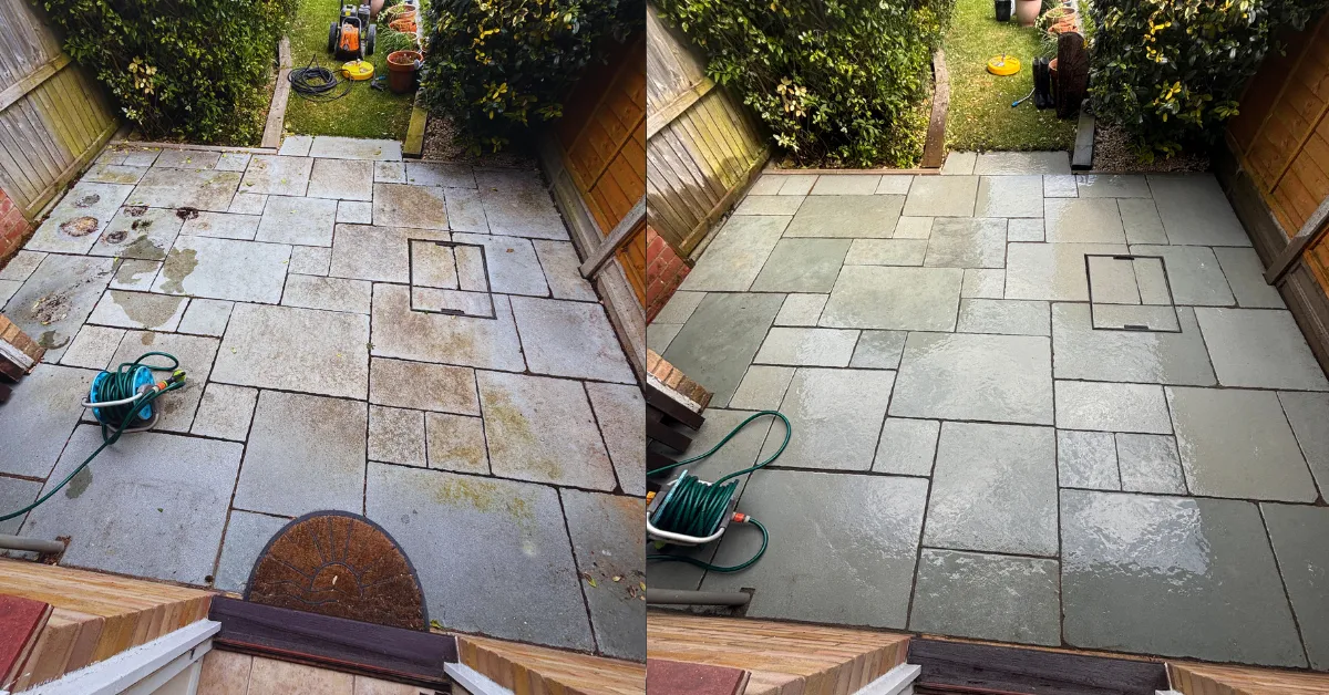 Kandla Grey Natural Sandstone Paving in Kent