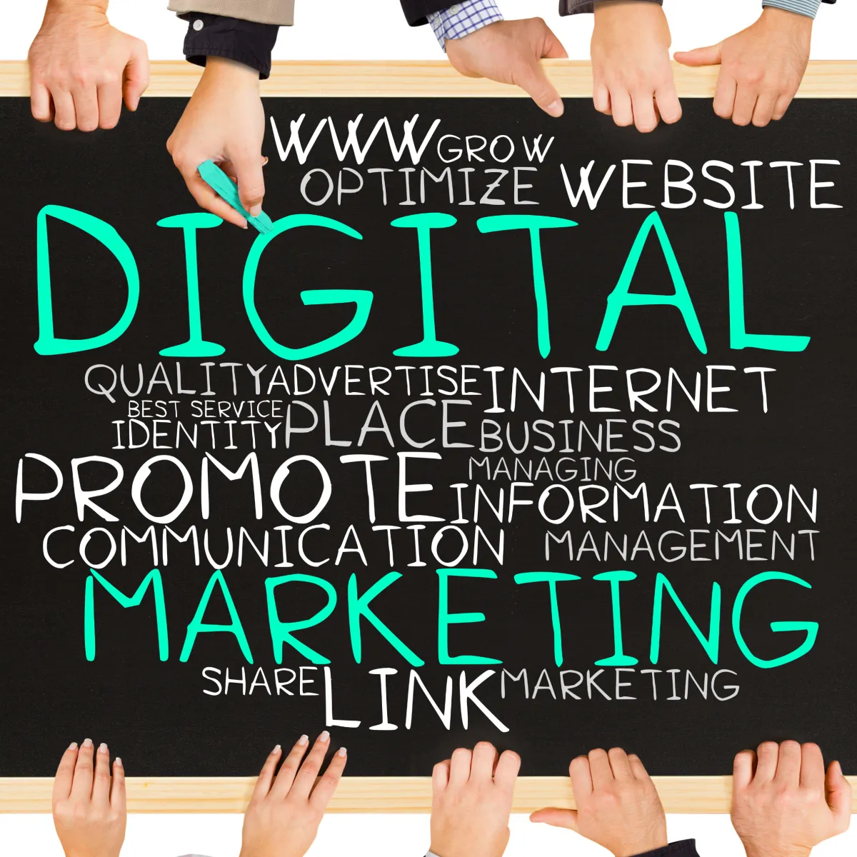 Digital Marketing Sign Ad