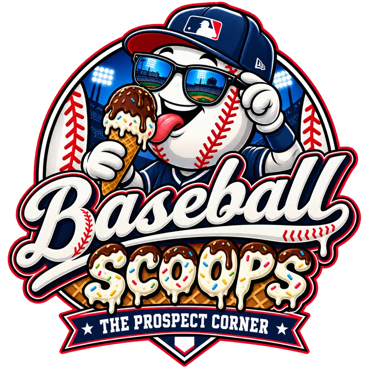 Baseball Scoops show logo