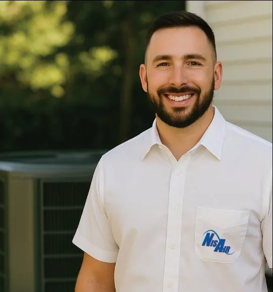 Certified NisAir Air Conditioning technicians providing professional AC repair service in Fort Pierce, Florida — friendly and experienced HVAC experts