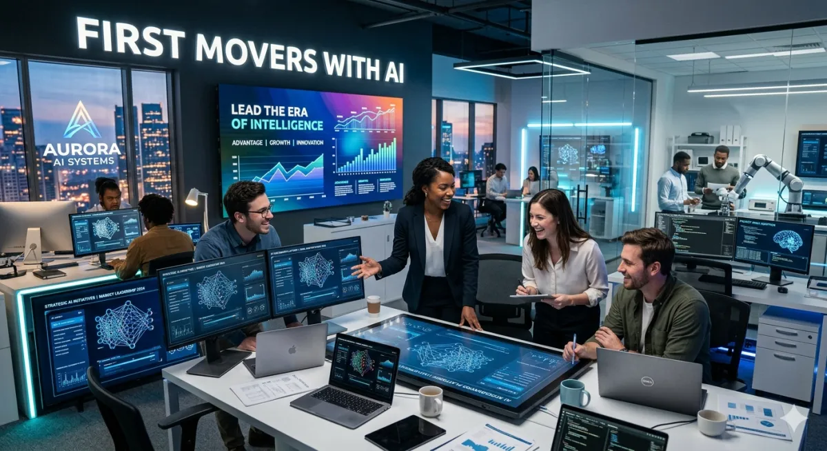 Why Are the Businesses That Move First Going to Be Hard to Catch?