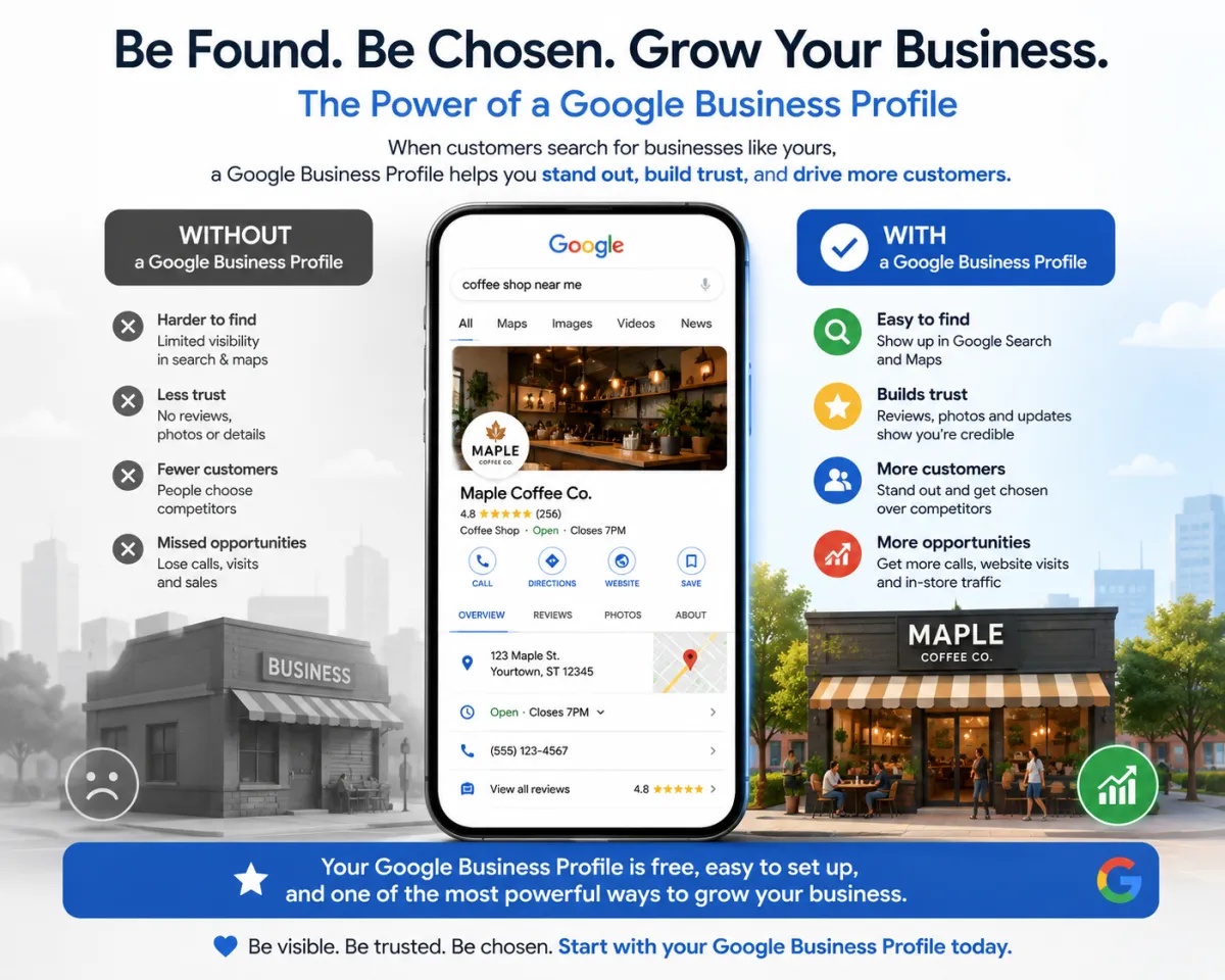Google Business Profile listing for a Montana small business shown in a local map search